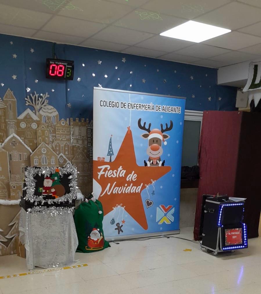 Fiesta infantil de Navidad 2023 al Hospital Marina Baixa
